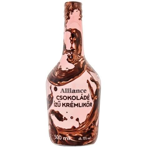 Csokoládés krémlikőr poharakban