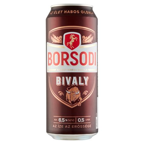 Borsodi Bivaly sör doboz fotó