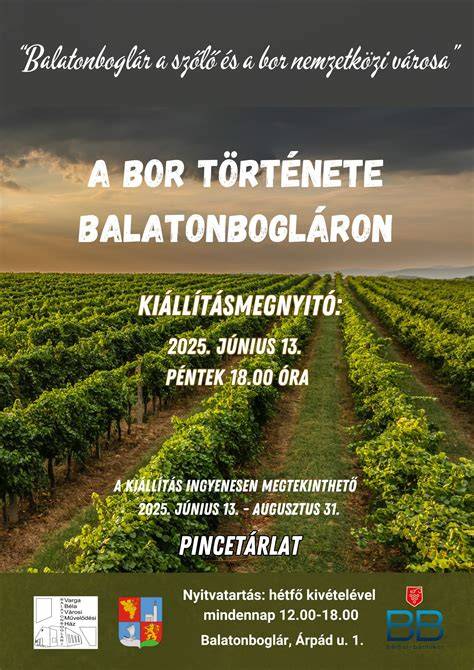 balatonboglári borászat története vizuálisan