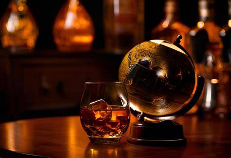 whisky világtérkép és lepárlók vizualizáció