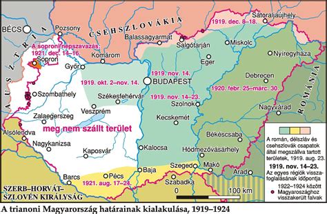 Magyar-Osztrák határ térkép