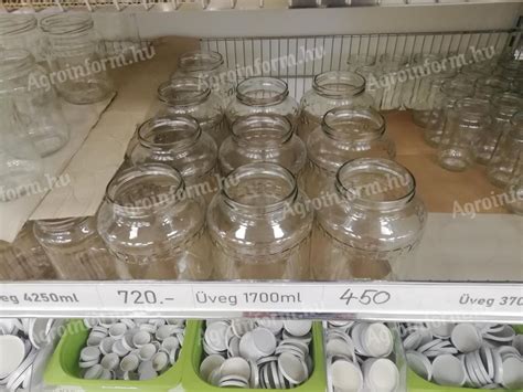 Befőttes üvegek a befőzőautomatában