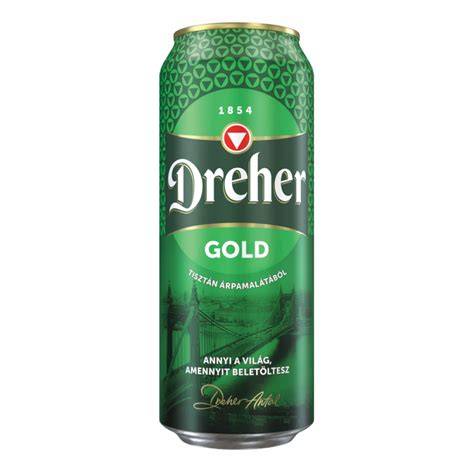 Dreher sör pohár grafika PNG