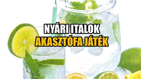 nyári italok párosítása szeszekkel