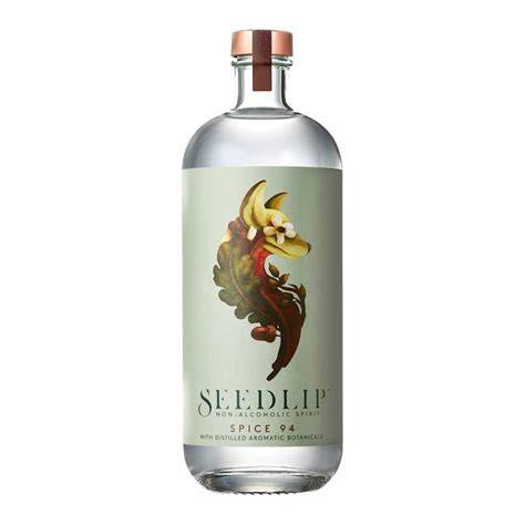 seedlip spice 94 bottle mockup
