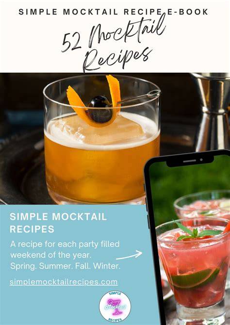 mocktail receptek infografika
