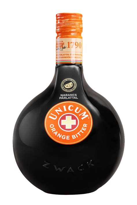 Zwack Unicum Orange Bitter és narancsszelet