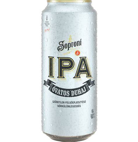 Soproni IPA megjelenés és címkézet