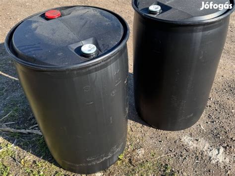 Műanyag erjesztő hordó kotyogóval