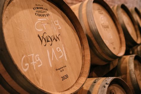 Vylyan hordós kóstolás a pincében