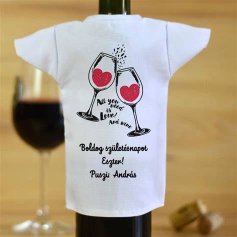 egyedi borosüveg mécsestartó