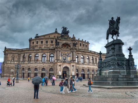 Drezda látnivalói és panoráma fotó (Altstadt és Elba)