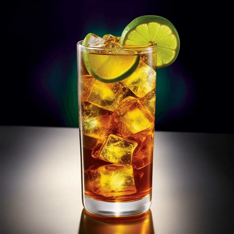 Cuba Libre pohárban lime szelettel