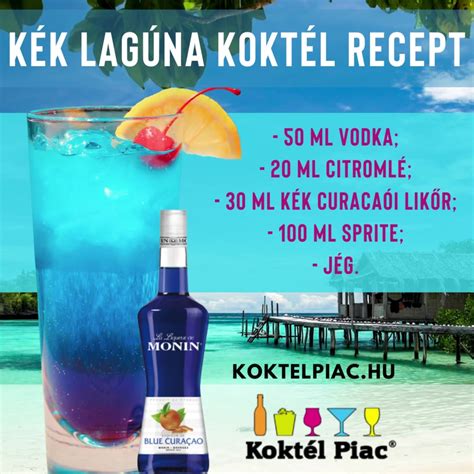 kék lagúna koktél ábrázolás