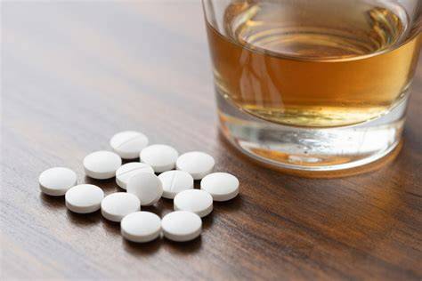 vizualizáció az alkohol és gyógyszer interakciókról