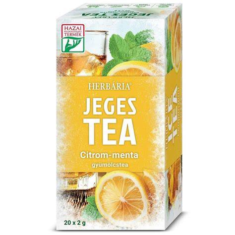 jeges tea koktélok vizuális ábrázolása