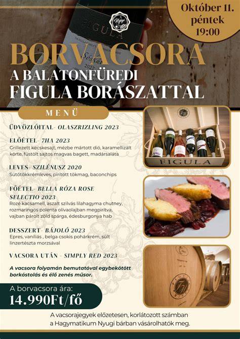 gasztronomi borvacsora kilátás
