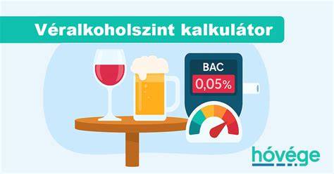 véralkoholszint és hatások táblázata