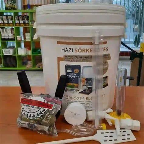illusztrativ sörfőző lista és kellékek
