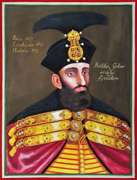 Bethlen Gábor erdélyi fejedelem egykorú, rézmetszésű portréja