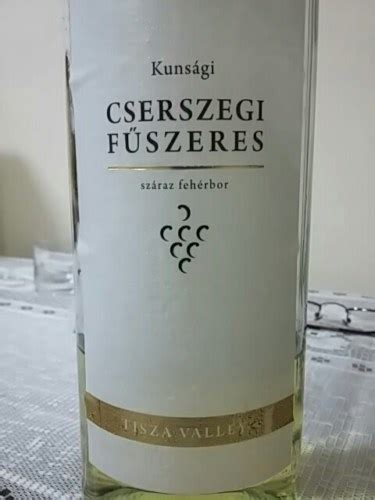 Kunsági Cserszegi Fűszeres ábra a borvidékről
