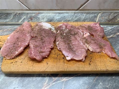 Sertésszűz szeletek fűszerezve