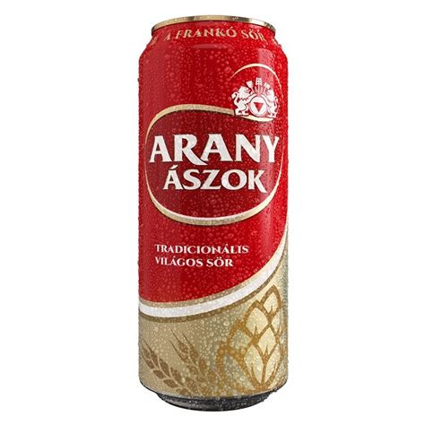 Egy pohár Arany Ászok sör.