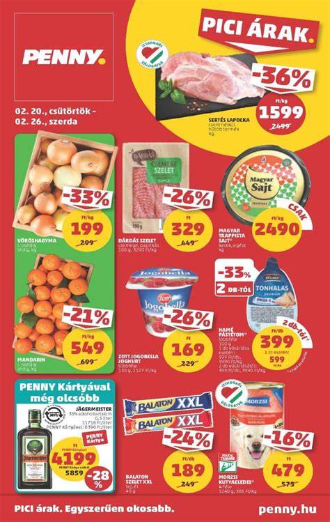 penny.hu akciós újság termékárak grafikon