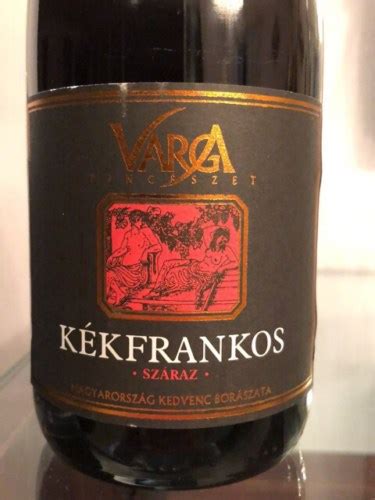 Bottle of Hungarian Kékfrankos wine